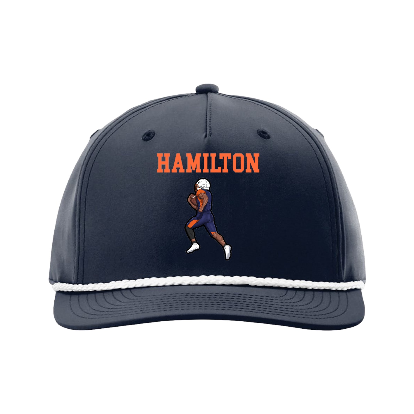 Five-Panel Classic Rope Cap — Shirsey in Navy
