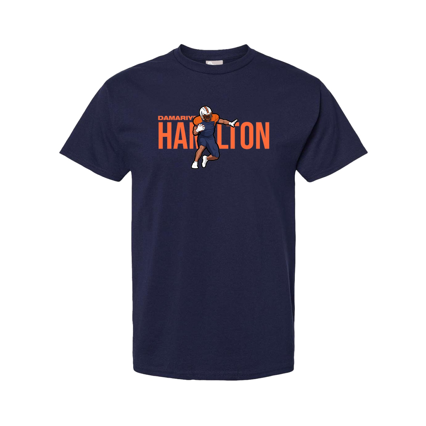 Tee — Player Name in Navy