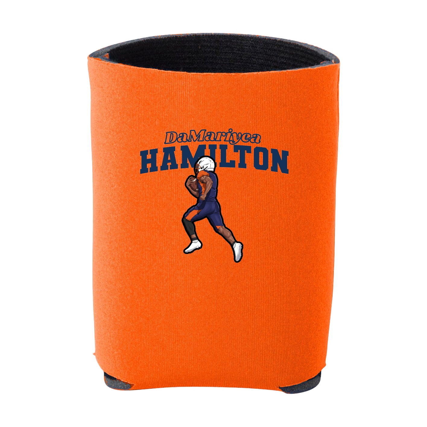 Can Holder — Name Arch in Orange
