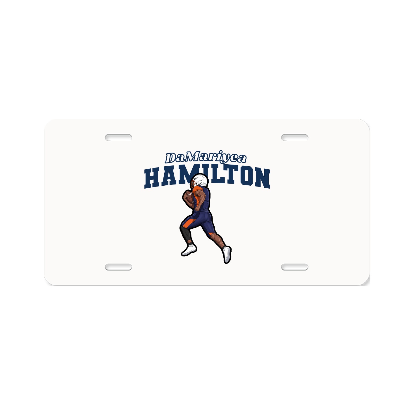License Plate — Name Arch in Classic