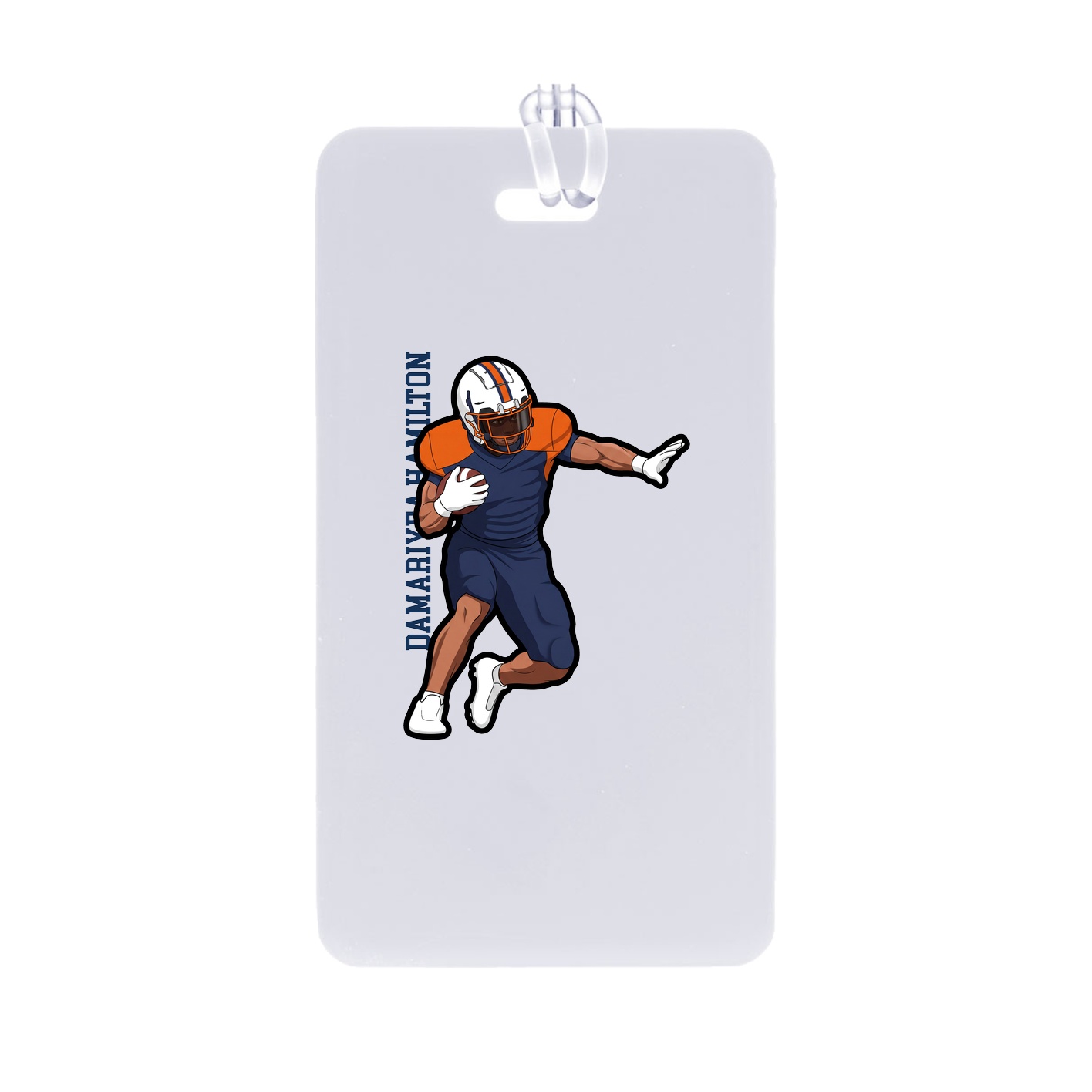 Bag Tag — Name Vertical in Classic