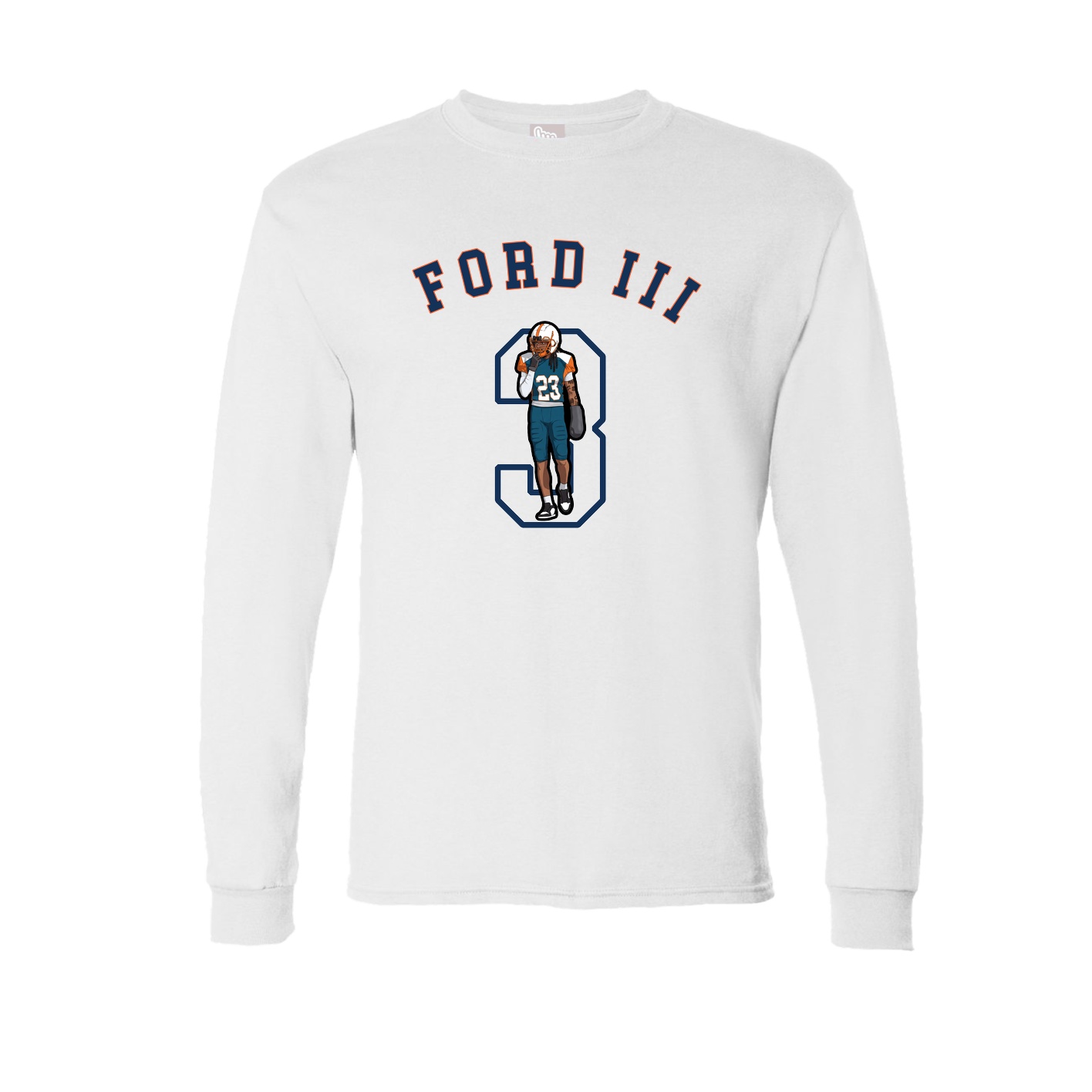 Long Sleeve Tee — Shirsey Arch in White