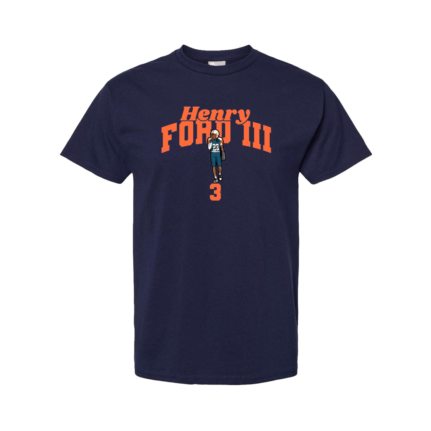 Tee — Signature Arch in Navy
