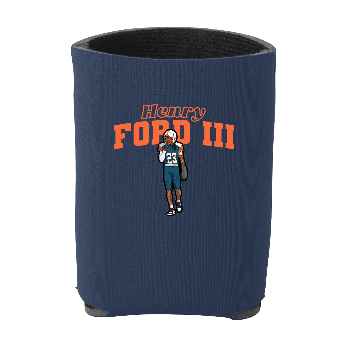 Can Holder — Name Arch in Navy