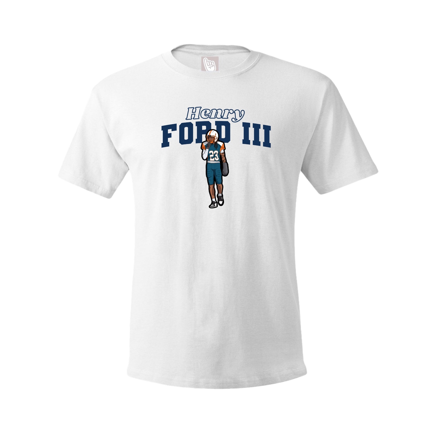 Tee — Name Arch in White
