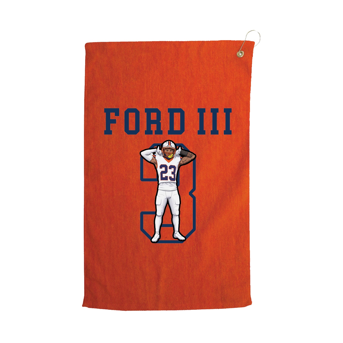 Golf Towel — Shirsey in Orange