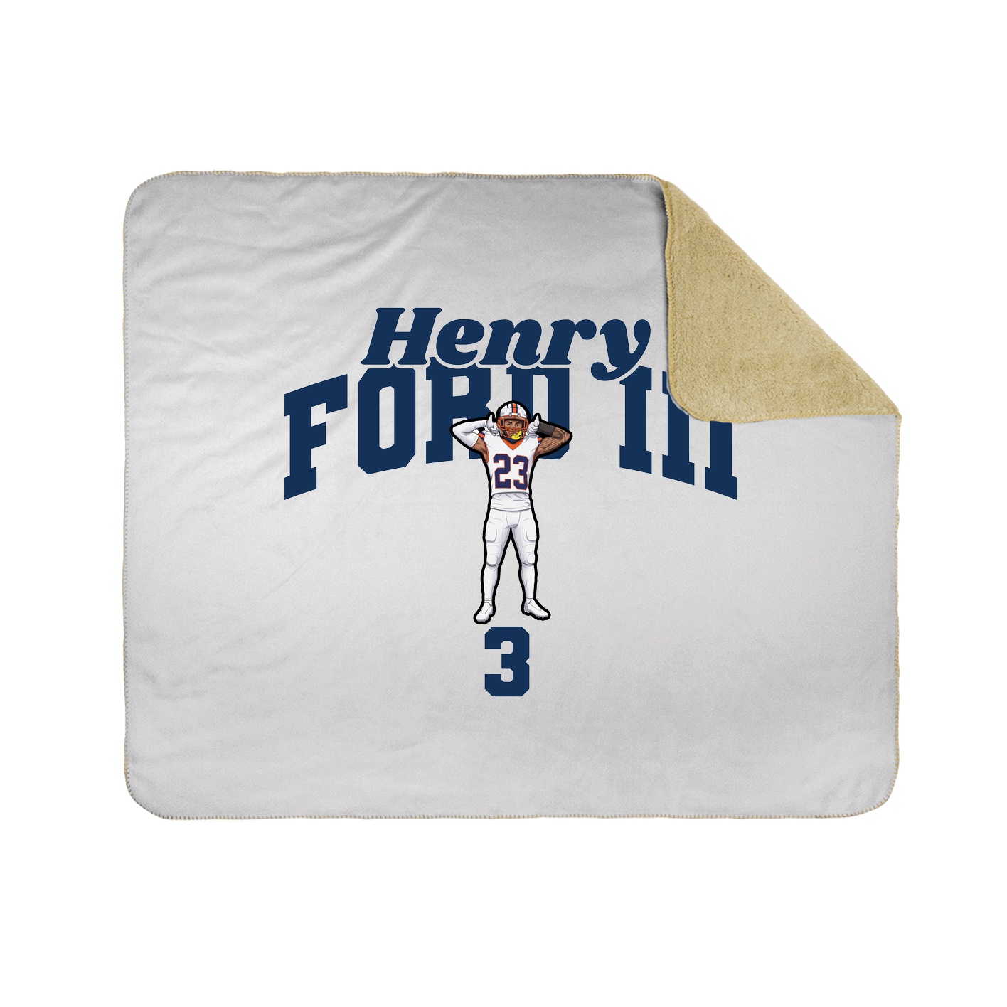 Throw Blanket — Signature Arch in White