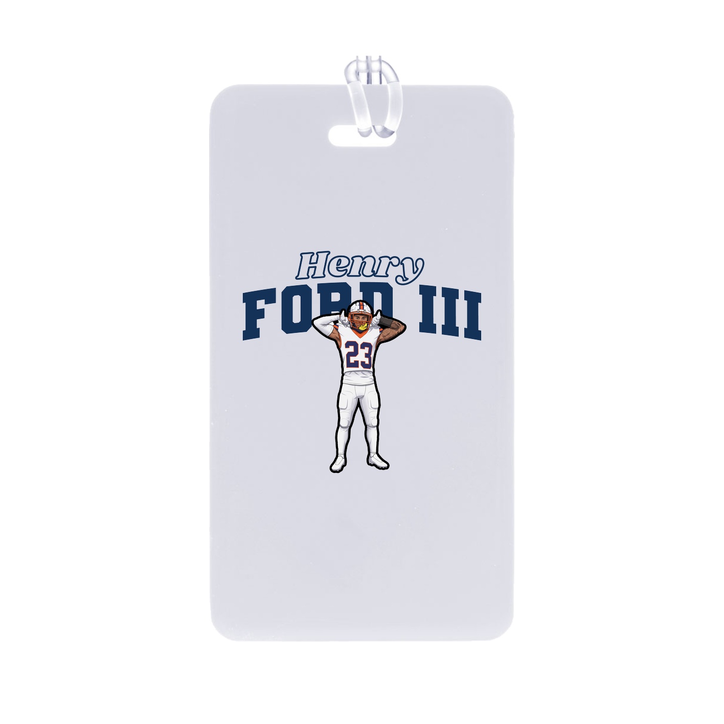 Bag Tag — Name Arch in Classic