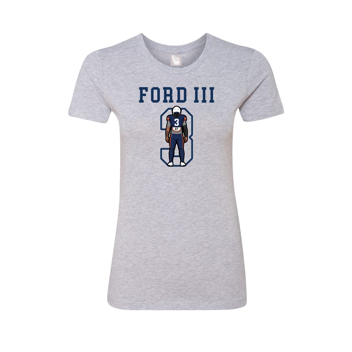 Fitted Women's Tee — Shirsey in Grey