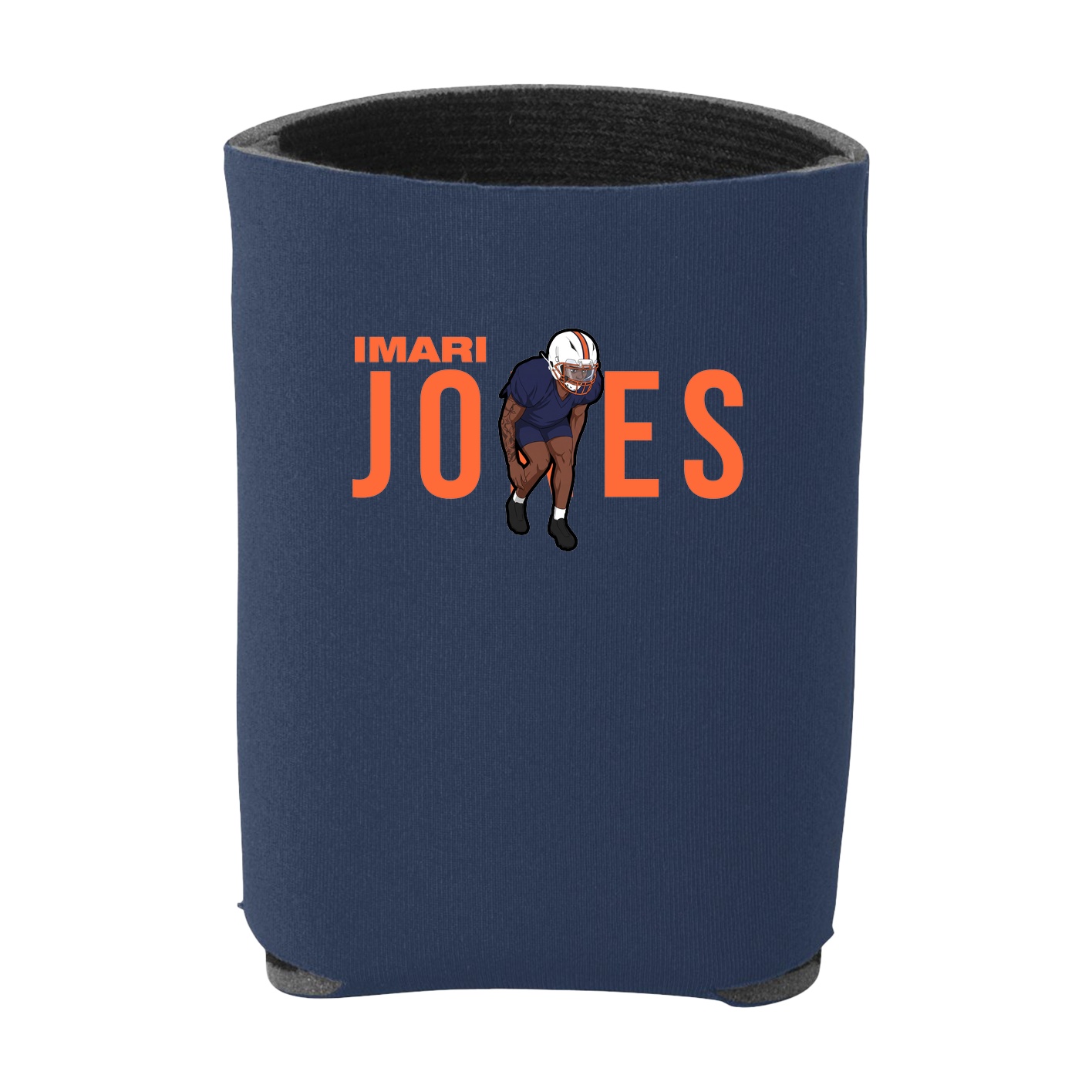 Can Holder — Player Name in Navy