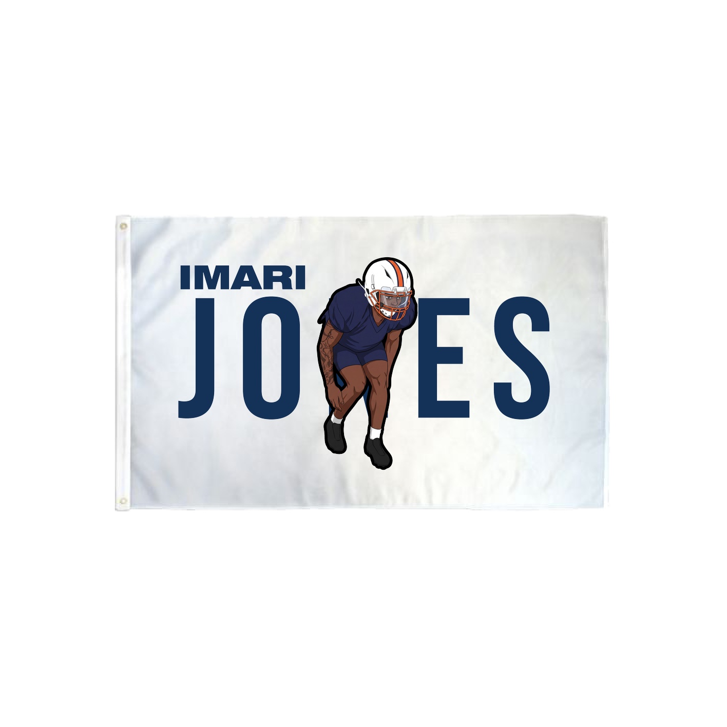 3x5 Flag — Player Name in Classic