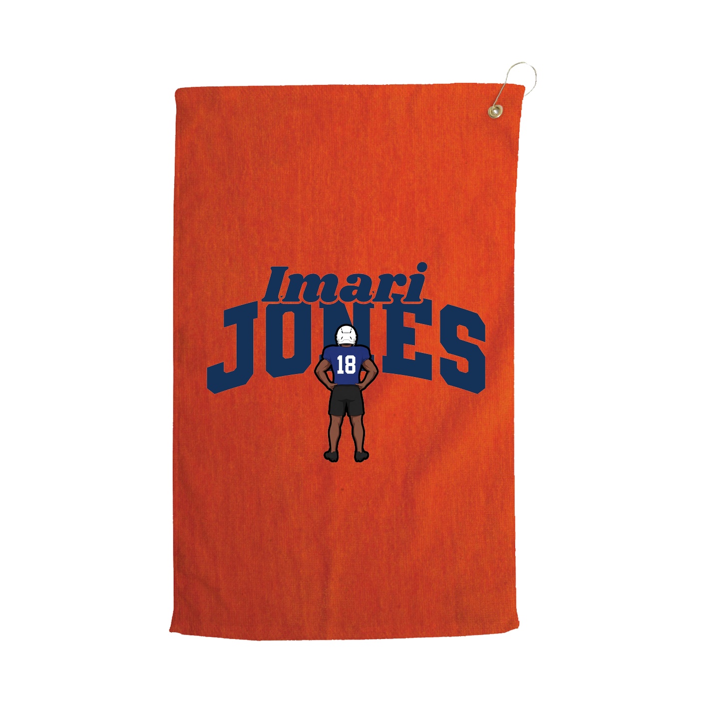 Golf Towel — Signature Arch in Orange