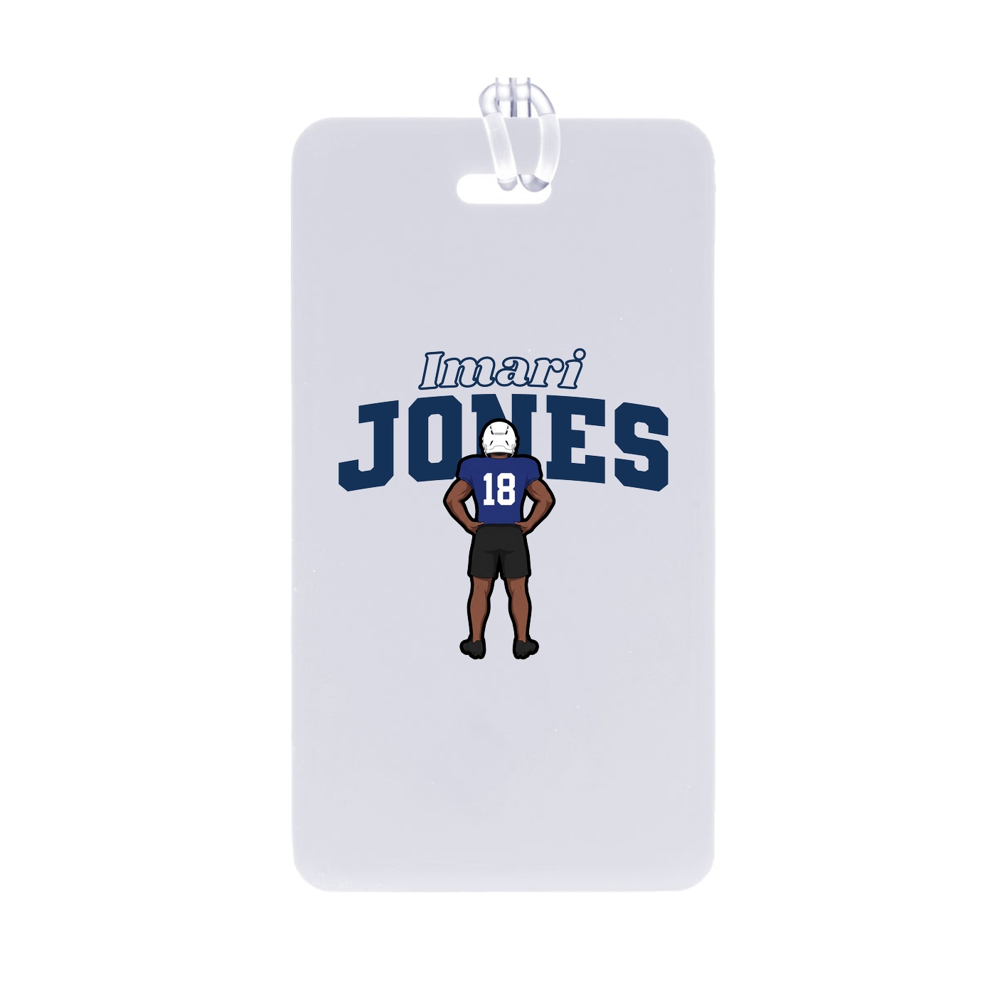 Bag Tag — Name Arch in Classic