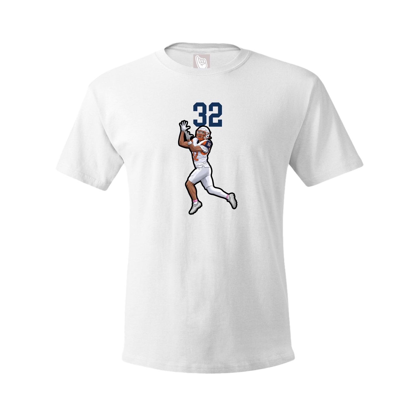 Tee — Number Top in White