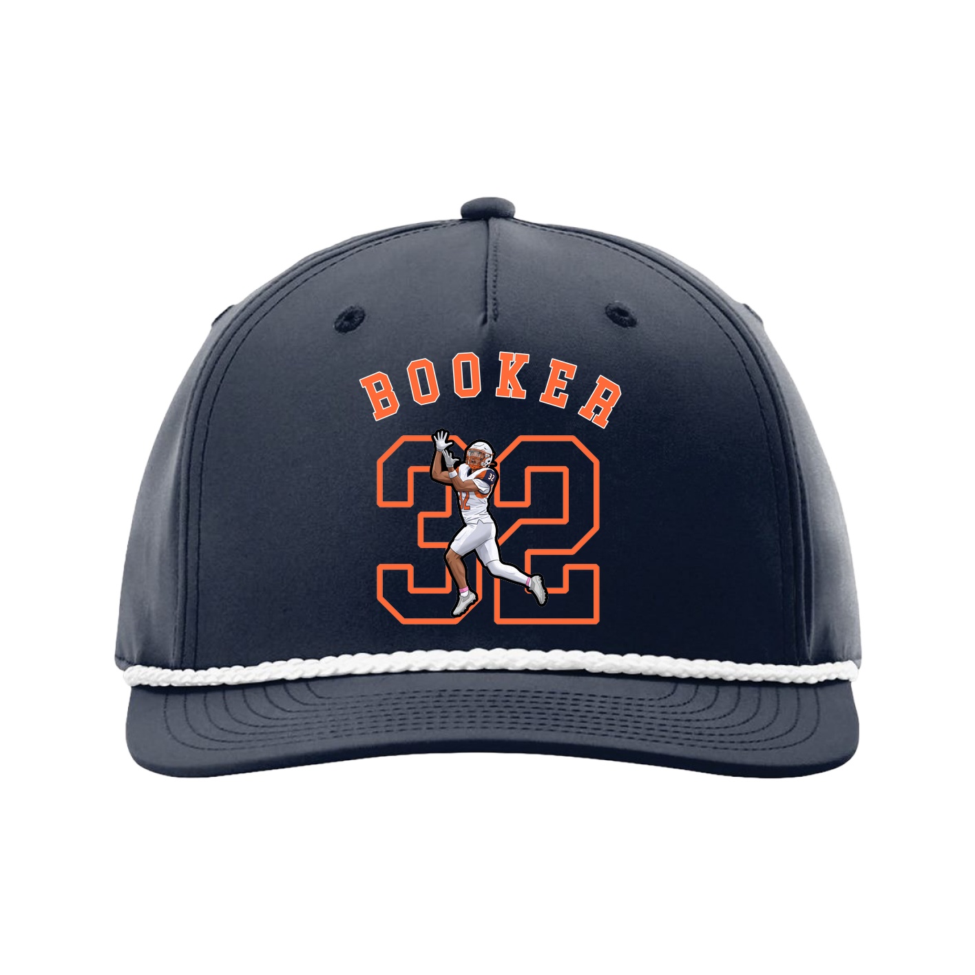 Five-Panel Classic Rope Cap — Shirsey Arch in Navy