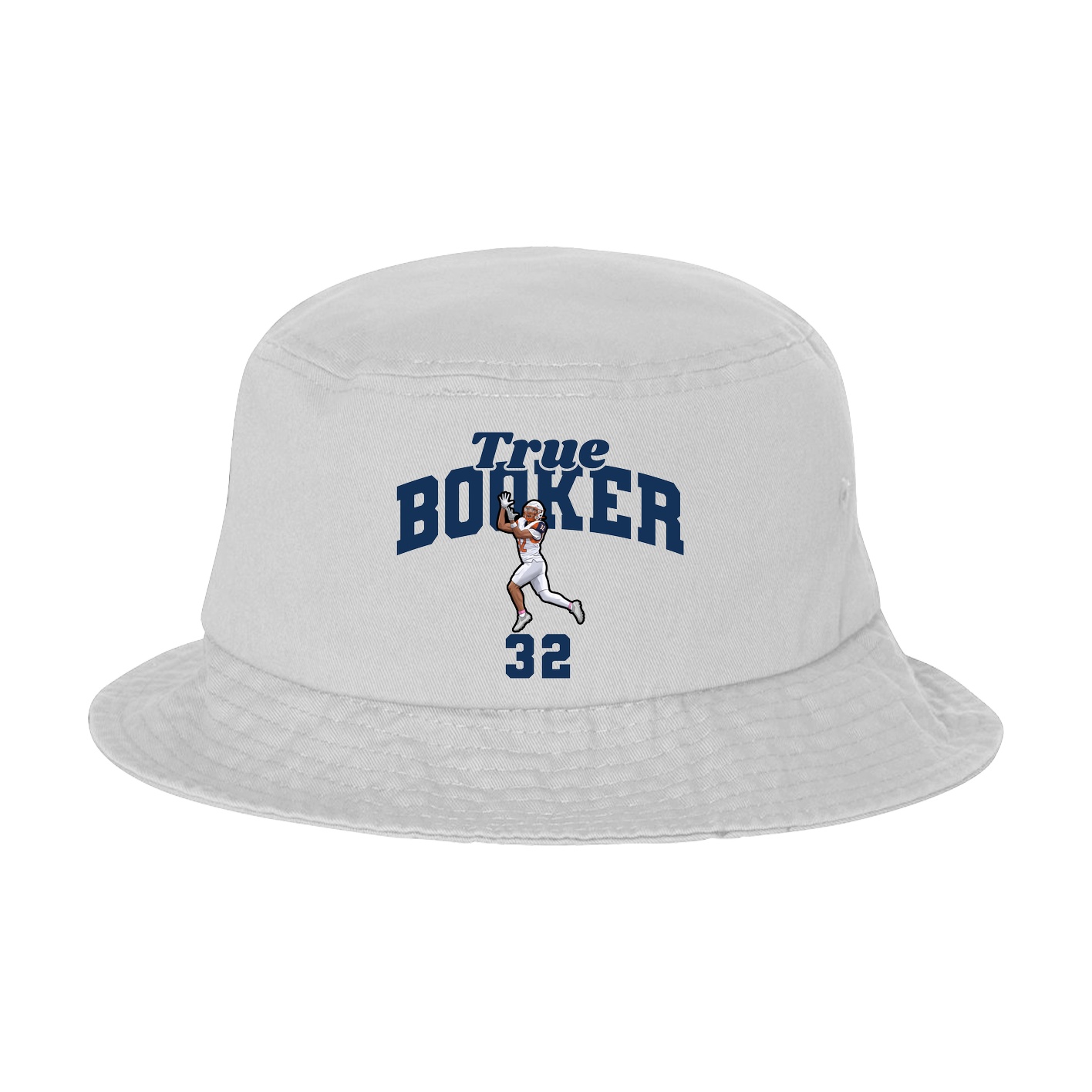 Bucket Cap — Signature Arch in White