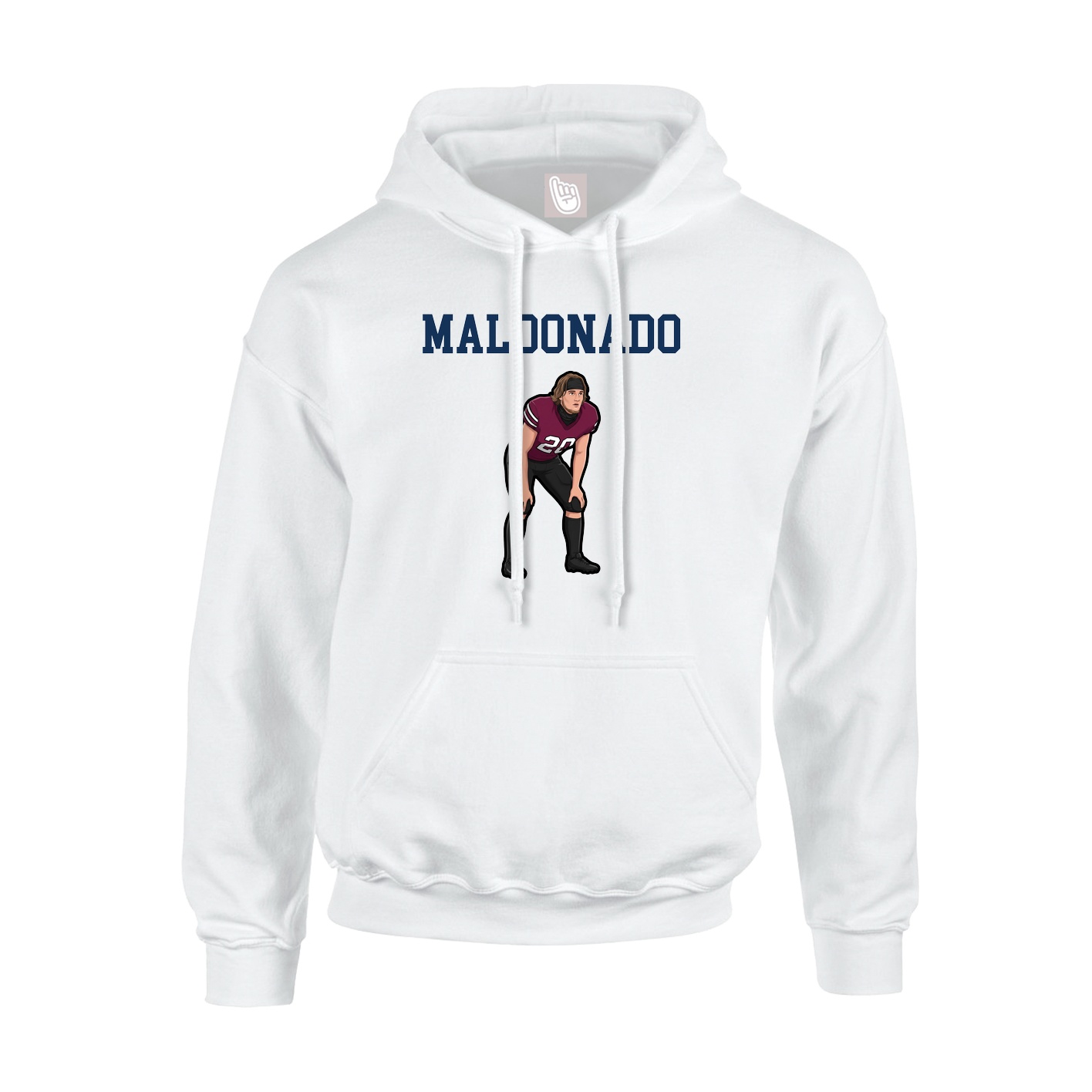 Hoodie — Shirsey in White