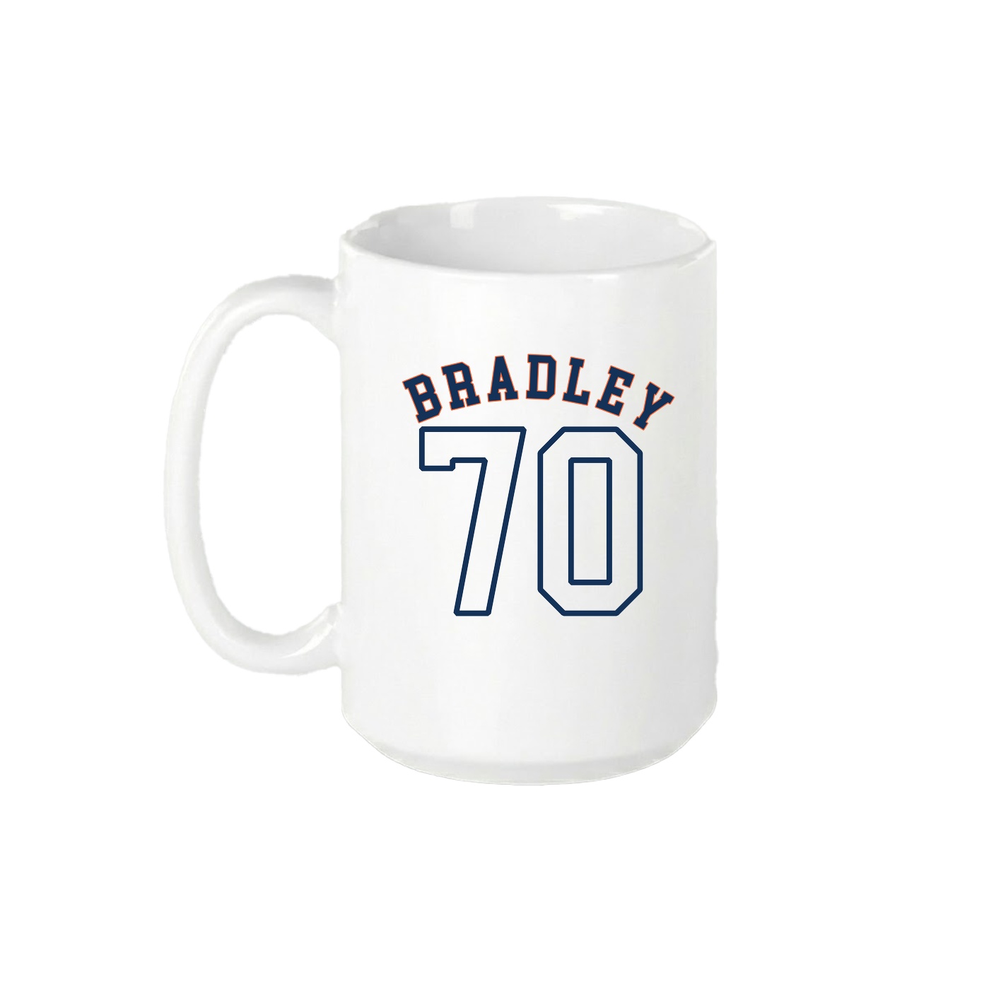 15oz Coffee Mug — Shirsey Arch in White