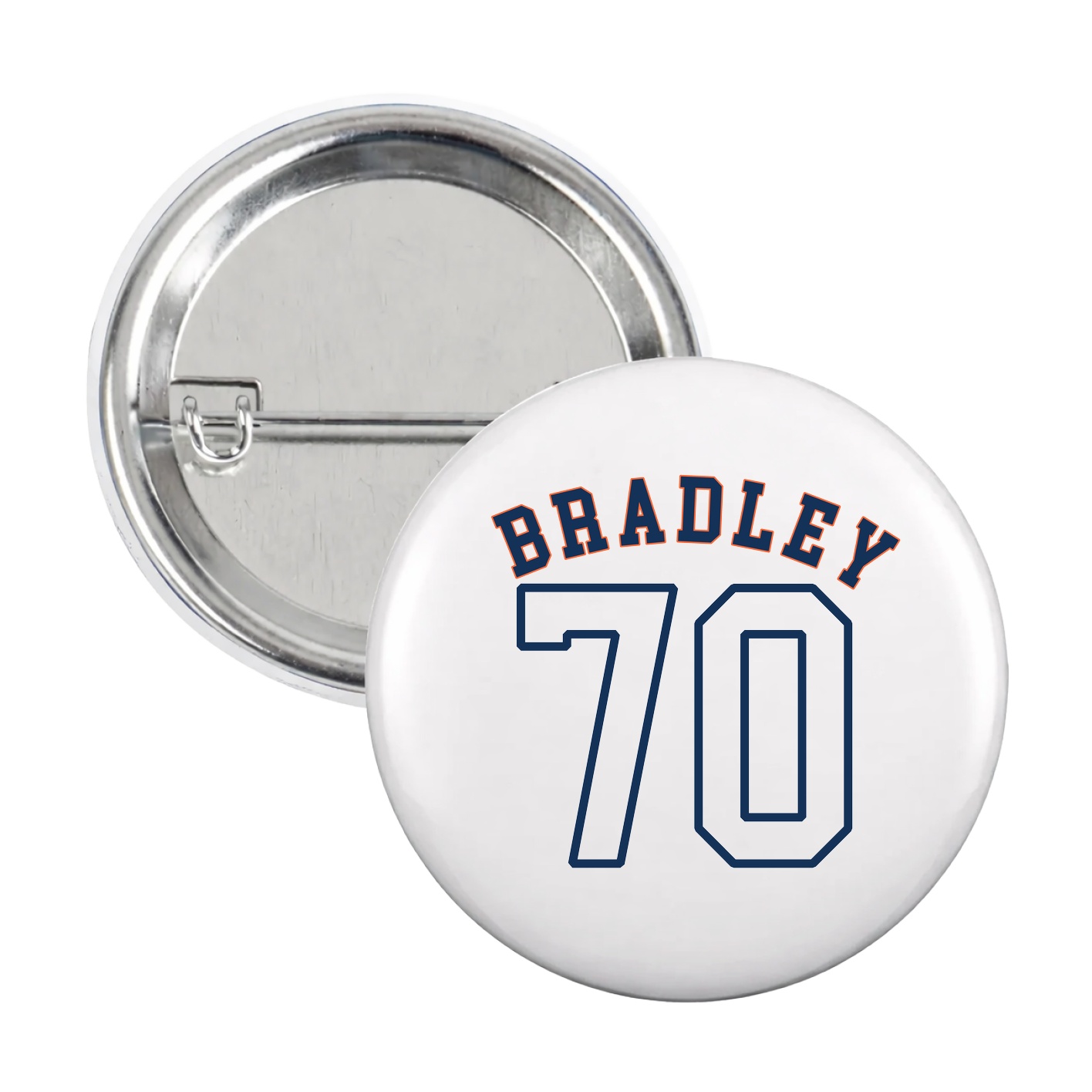Game Day Button — Shirsey Arch in White