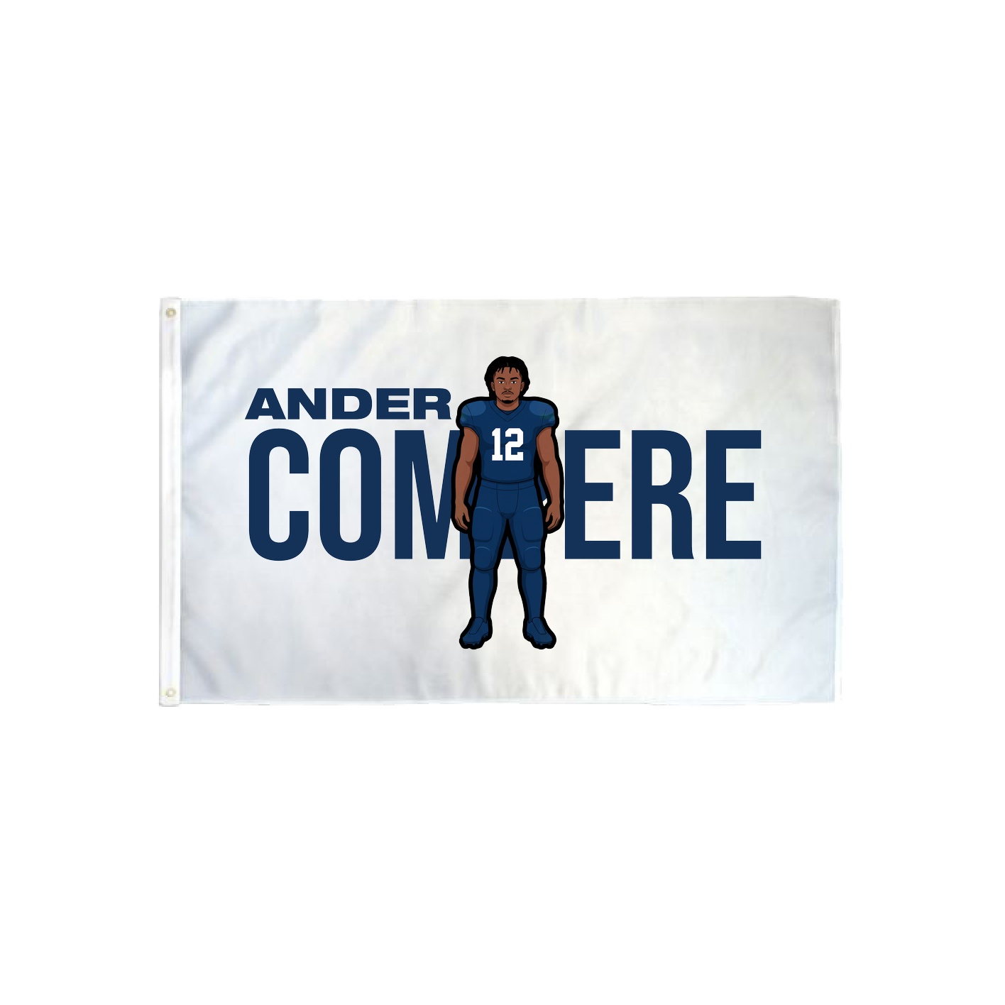 3x5 Flag — Player Name in Classic