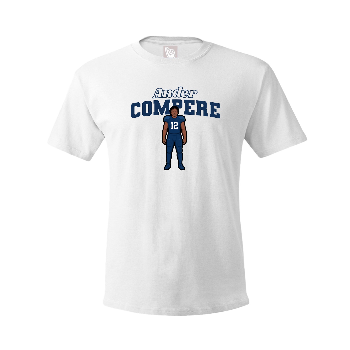 Tee — Name Arch in White