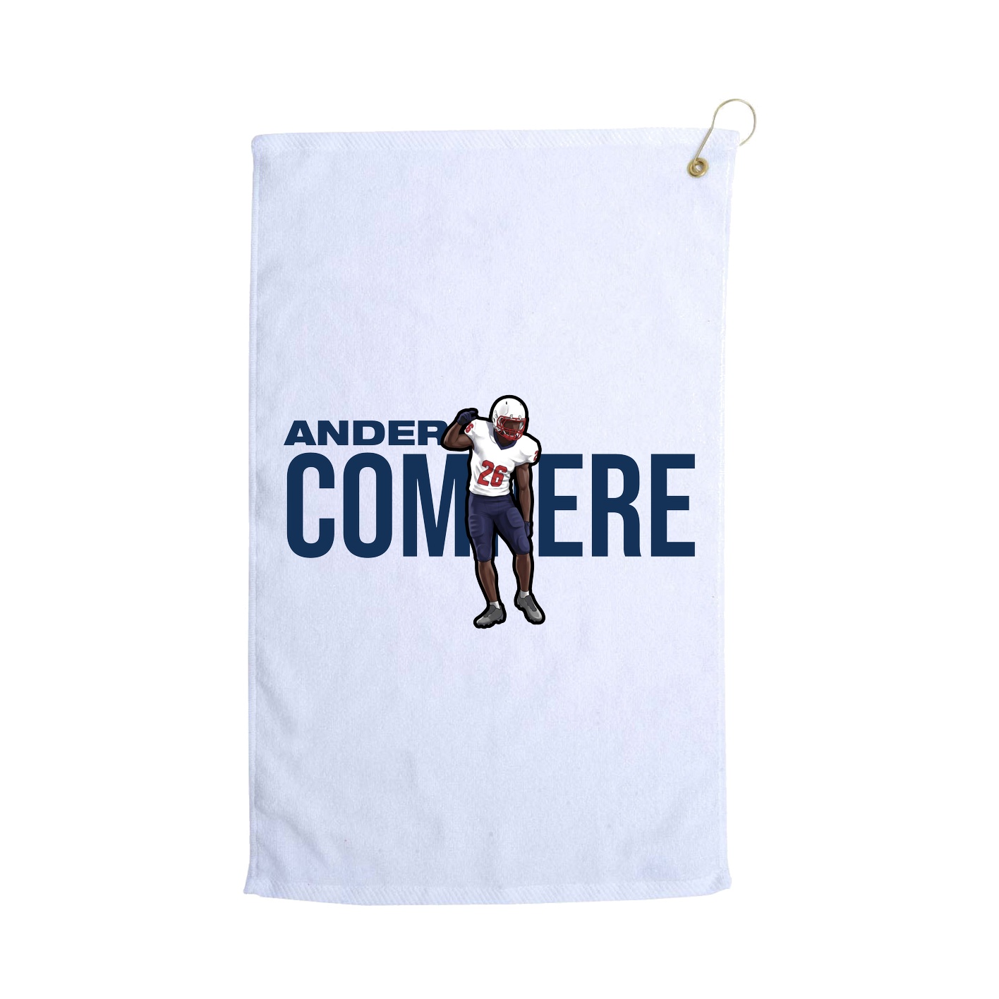 Golf Towel — Player Name in White