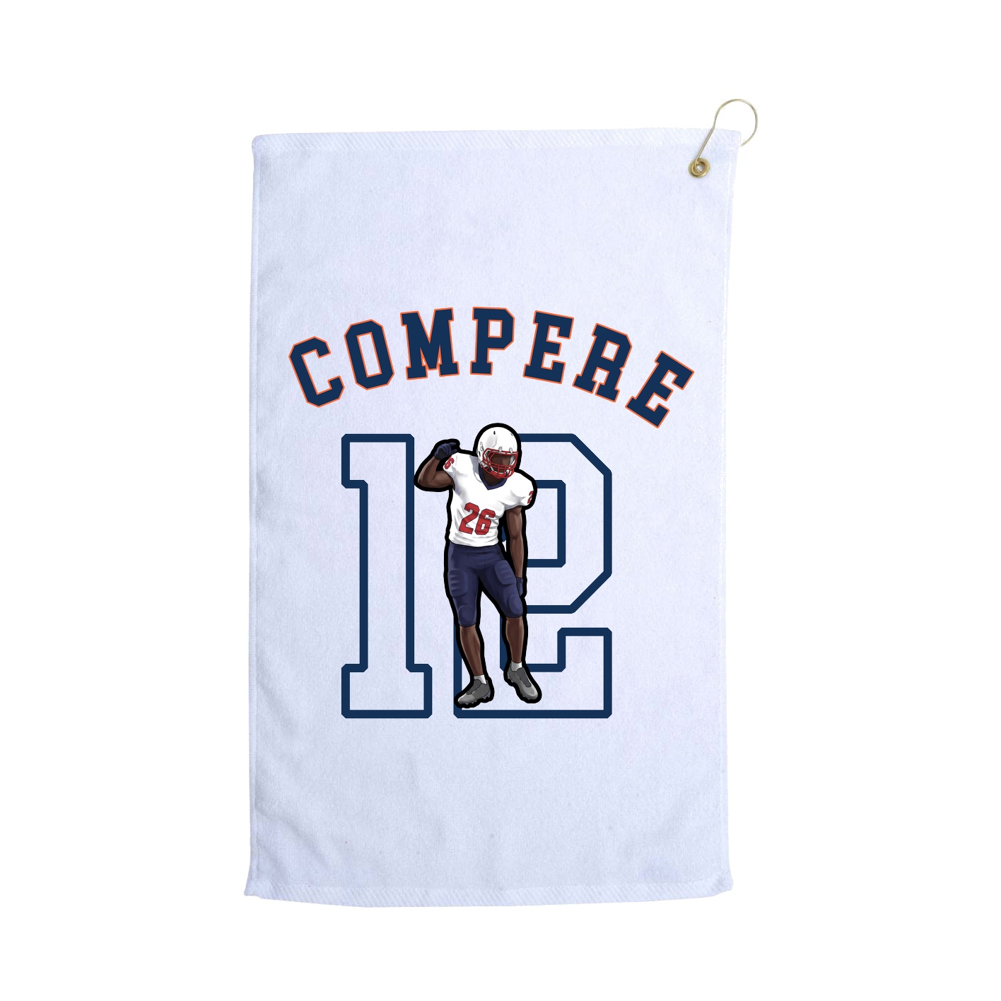 Golf Towel — Shirsey Arch in White