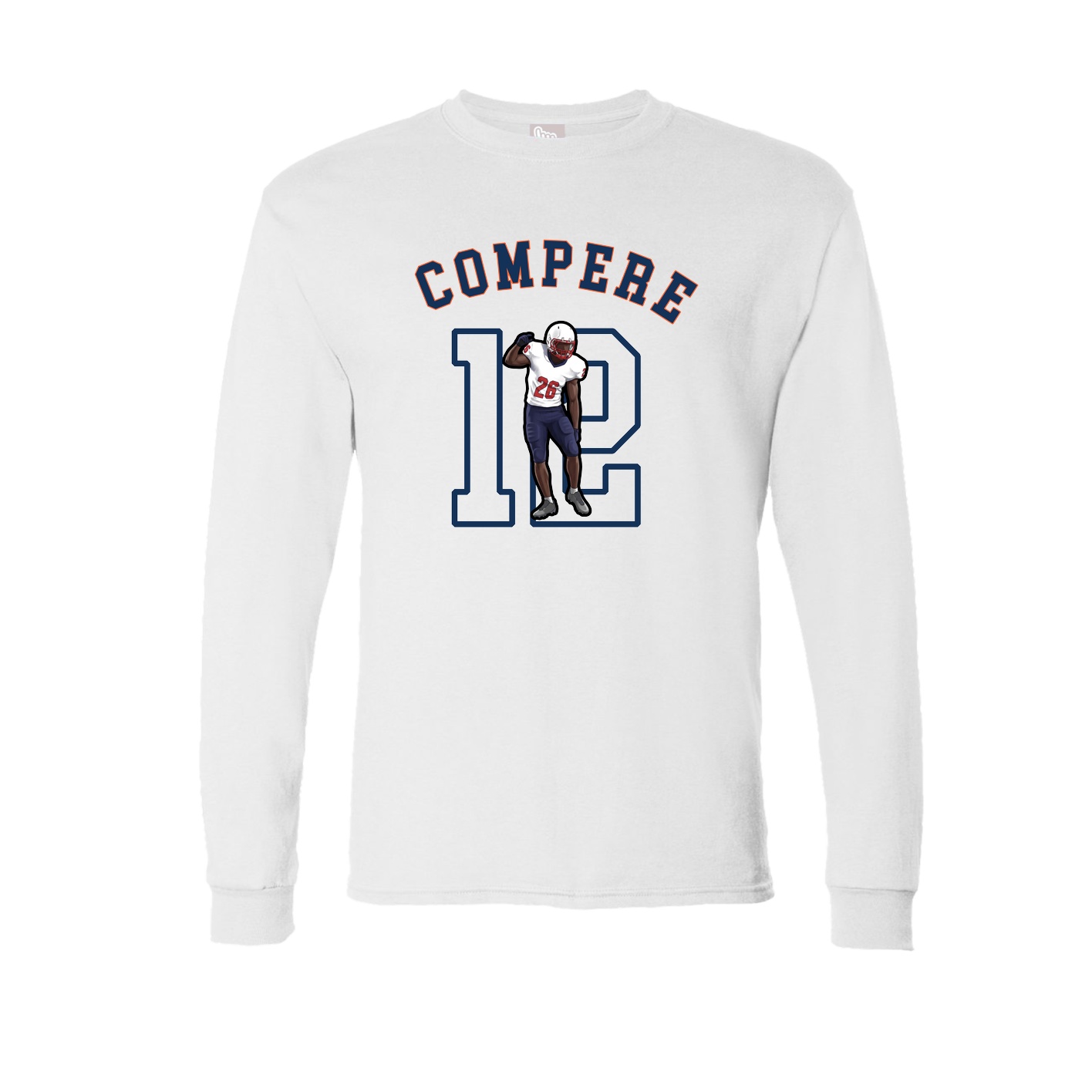 Long Sleeve Tee — Shirsey Arch in White