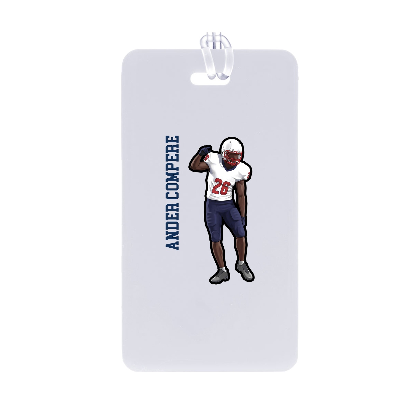 Bag Tag — Name Vertical in Classic