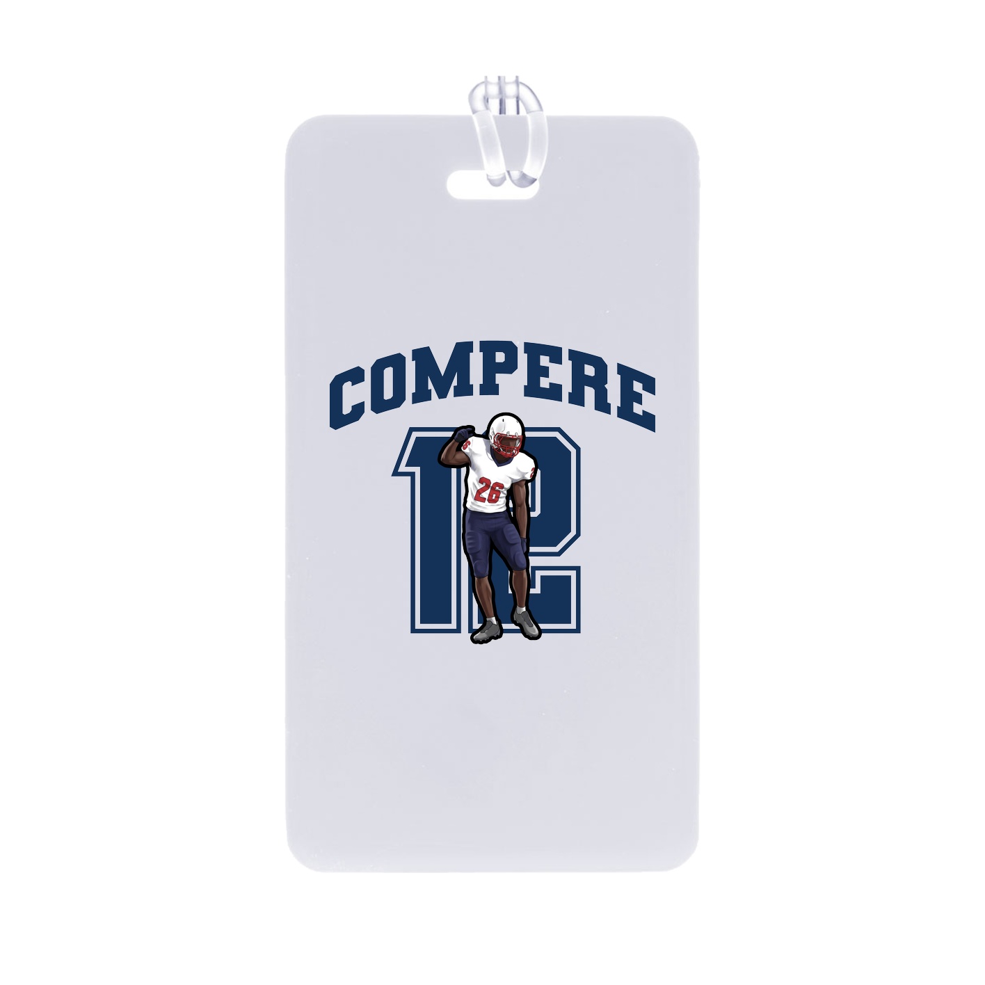Bag Tag — Number in Classic