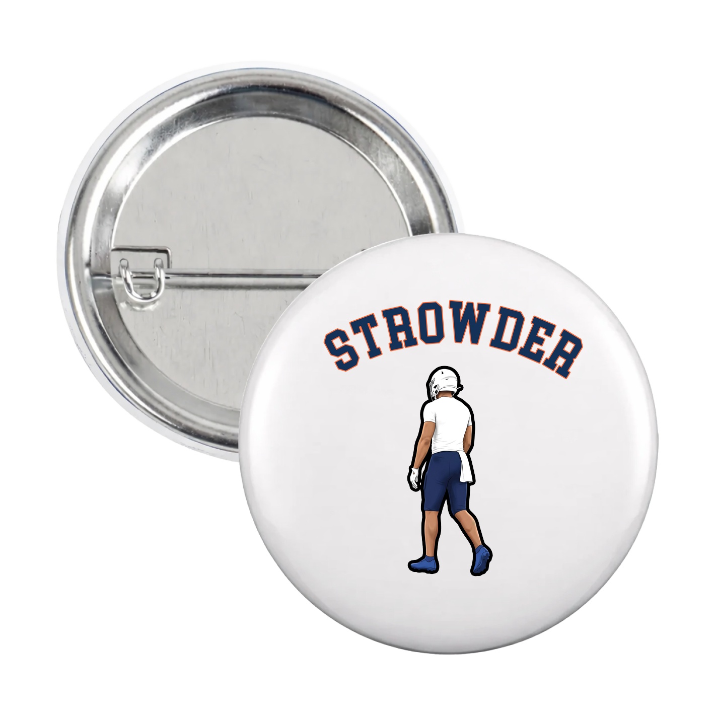 Game Day Button — Shirsey Arch in White