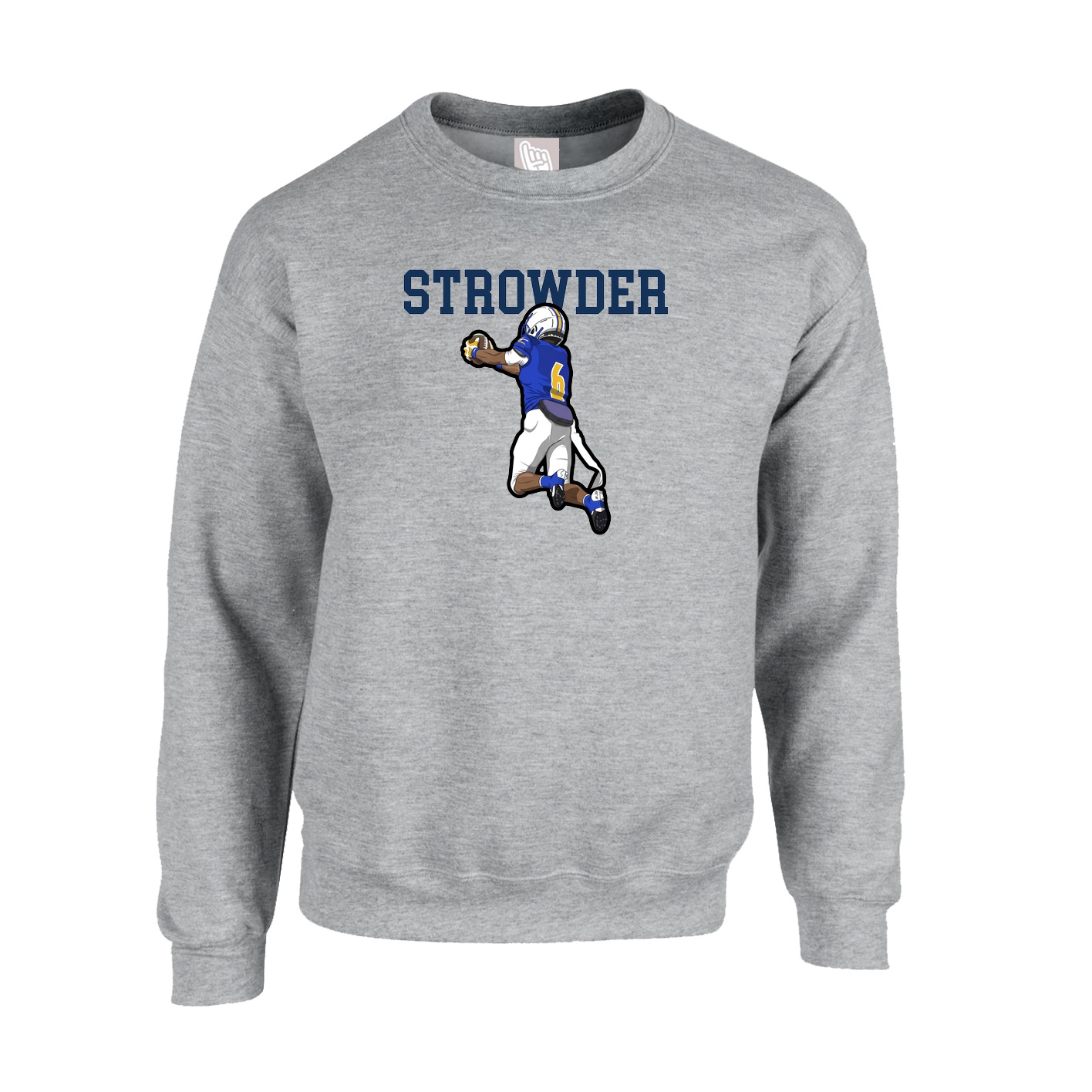 Fleece Crew — Shirsey in Grey