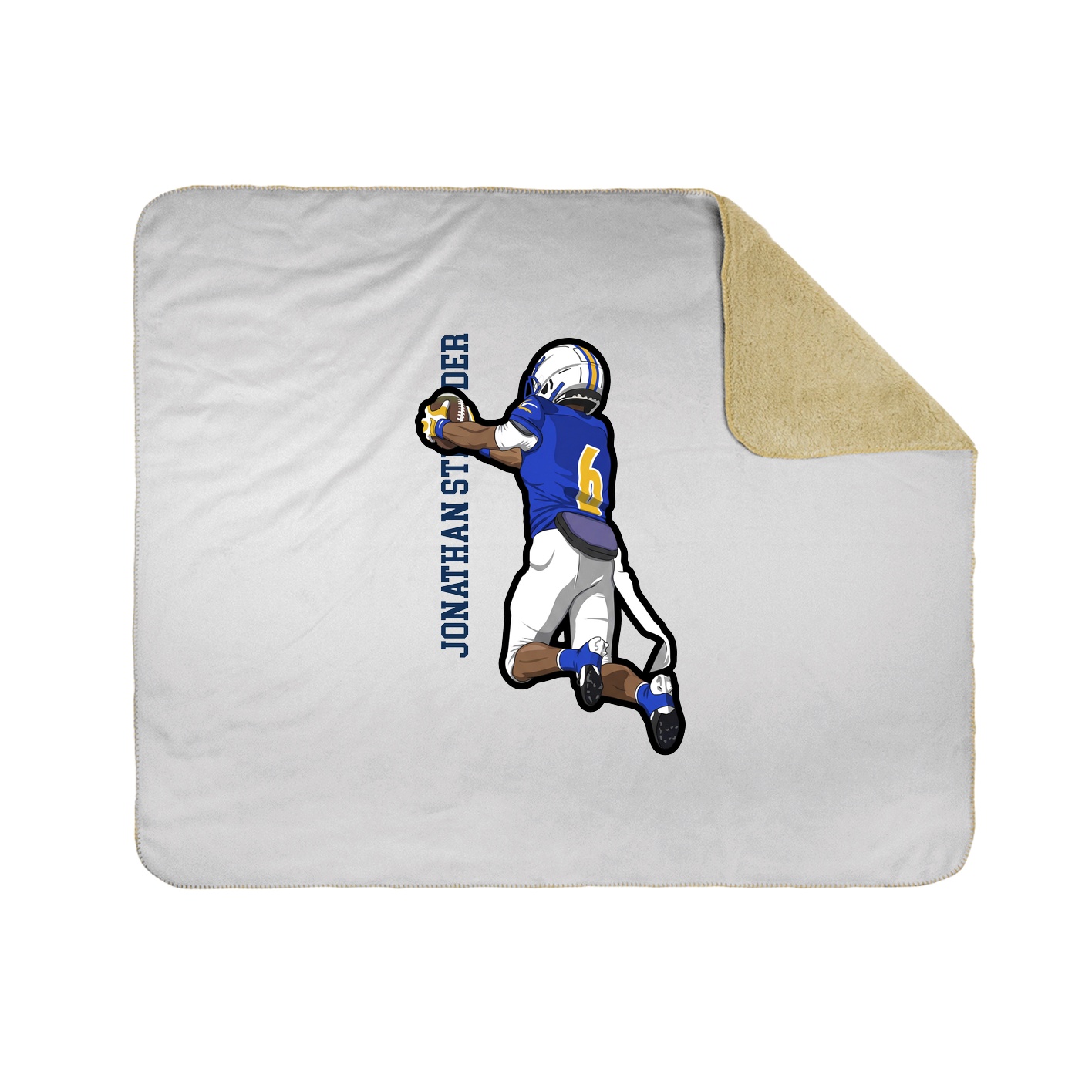 50x60 Sherpa Lined Throw Blanket