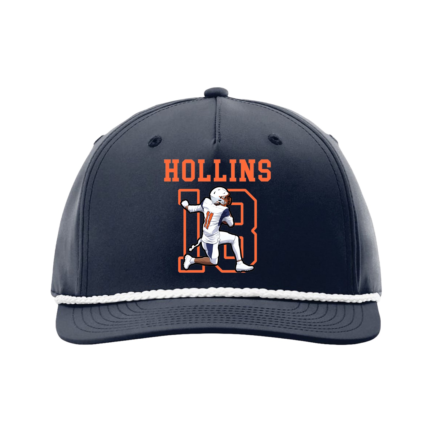 Five-Panel Classic Rope Cap — Shirsey in Navy