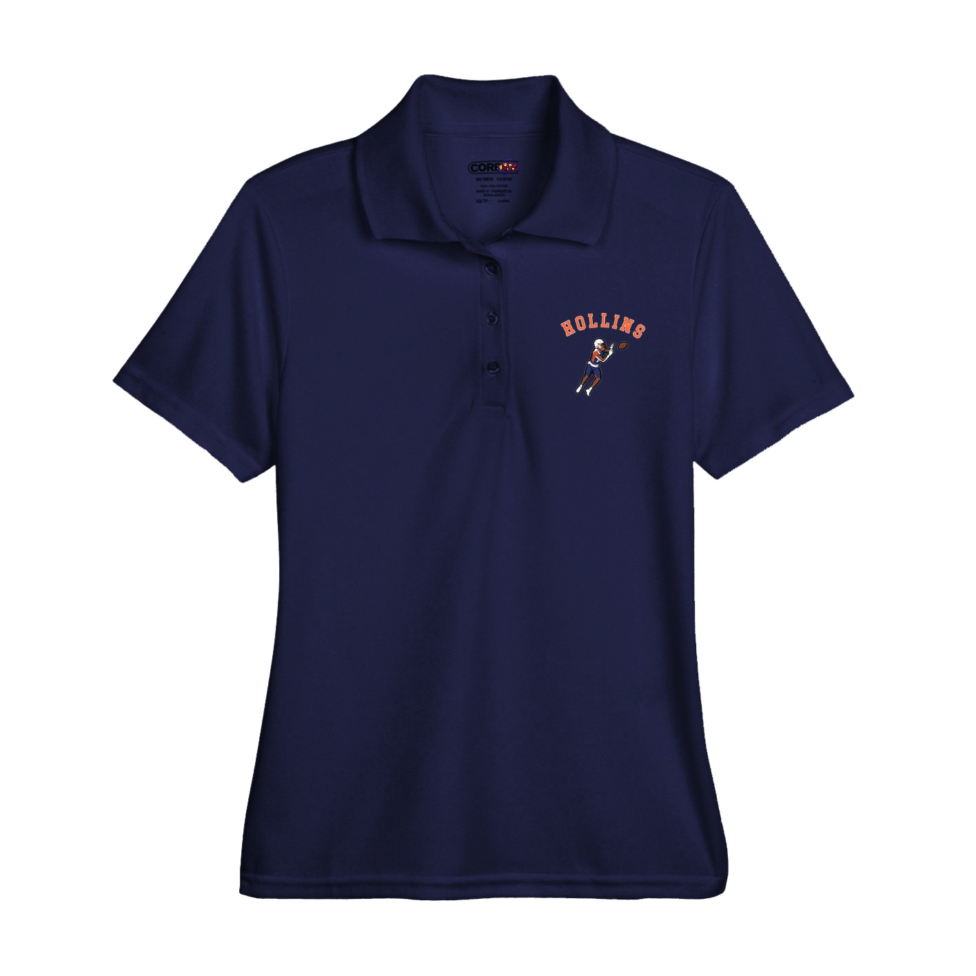 Womens Performance Polo — Shirsey Arch in Navy