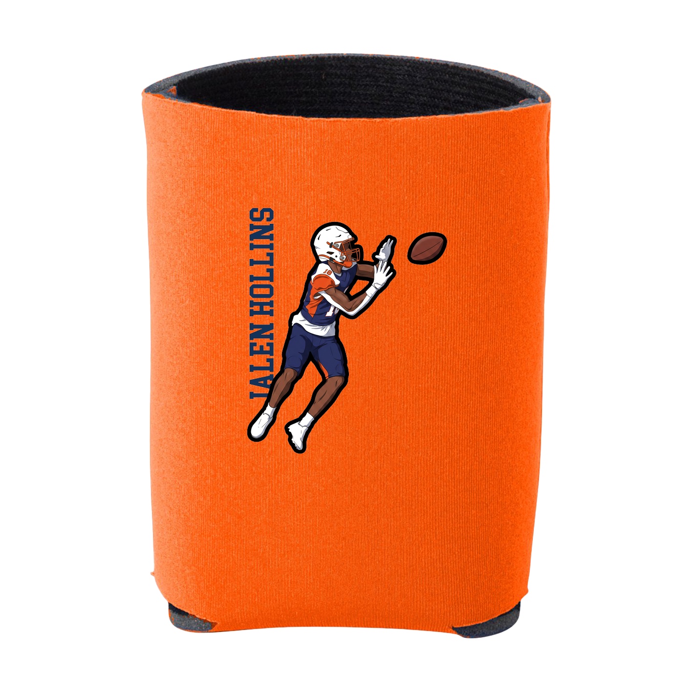 Can Holder — Name Vertical in Orange