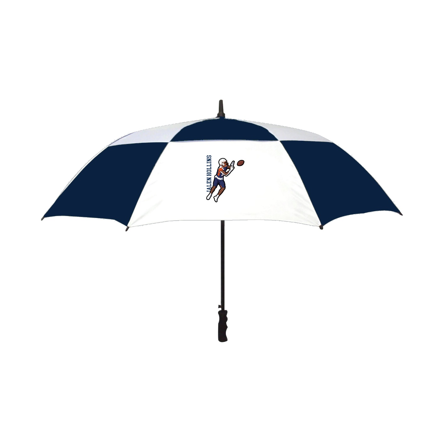 Golf Umbrella — Name Vertical in Navy