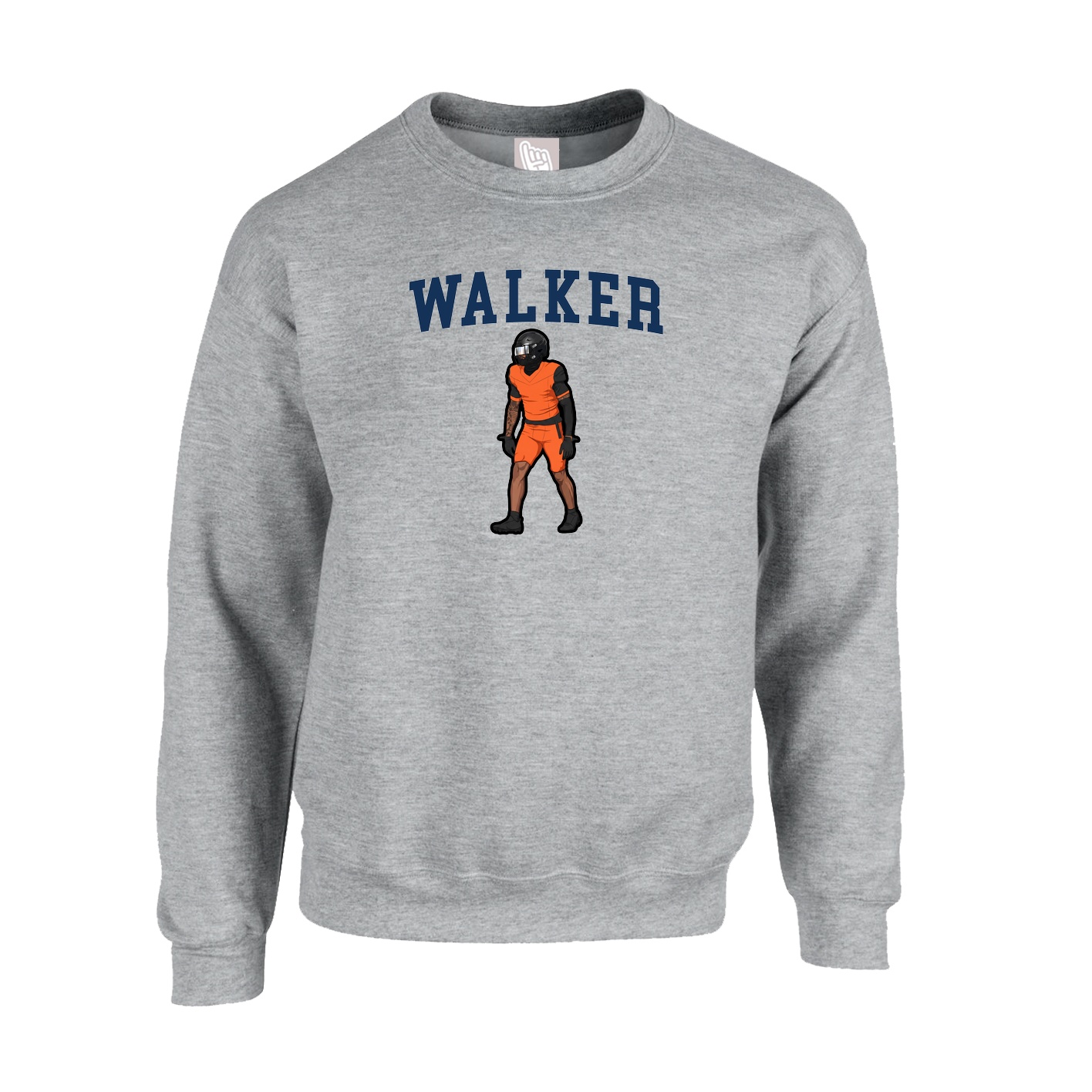Fleece Crew — Shirsey in Grey