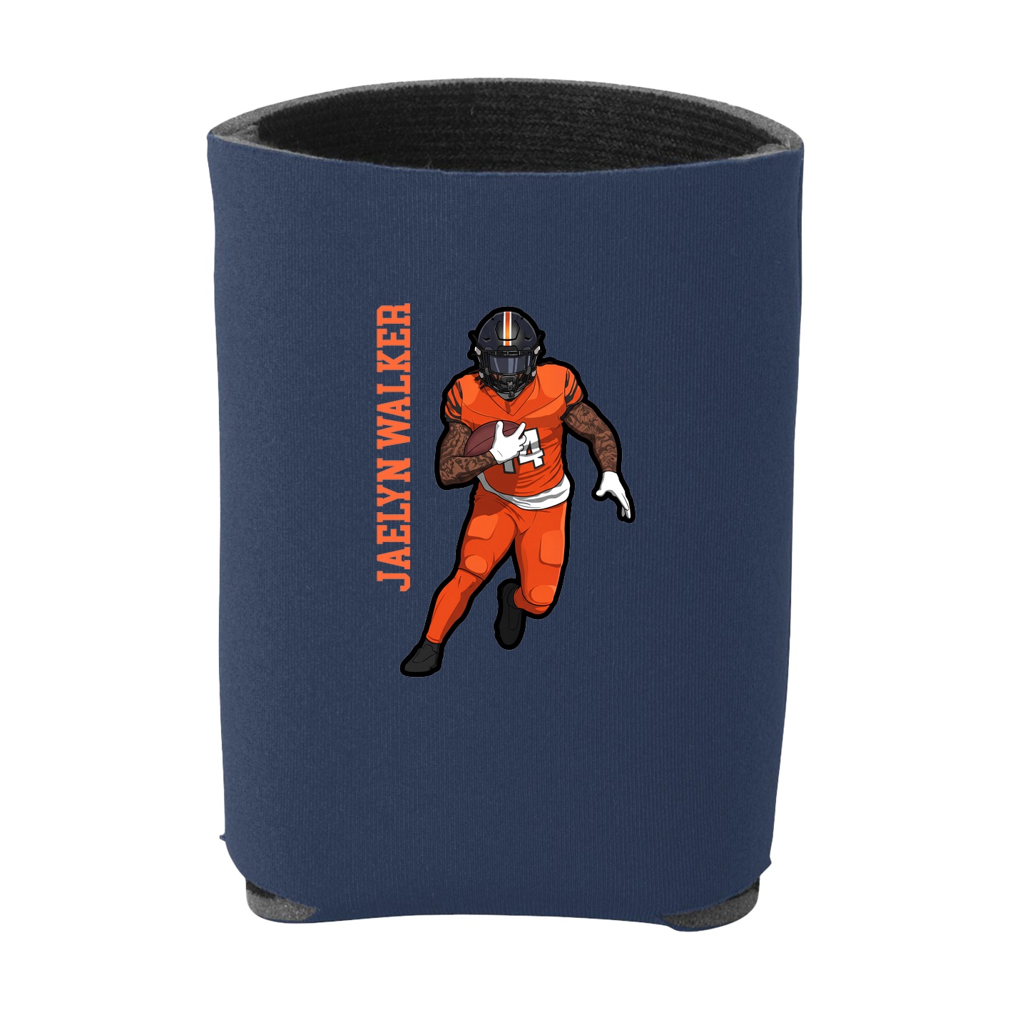 Can Holder — Name Vertical in Navy