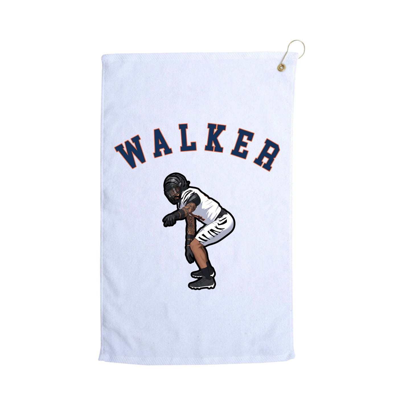 Golf Towel — Shirsey Arch in White