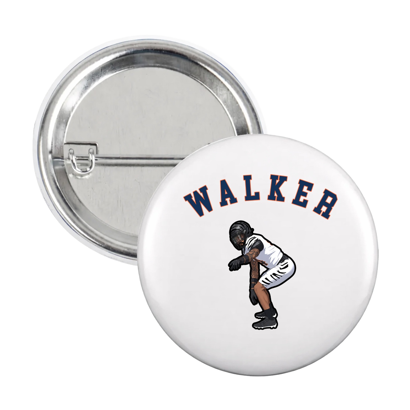 Game Day Button — Shirsey Arch in White