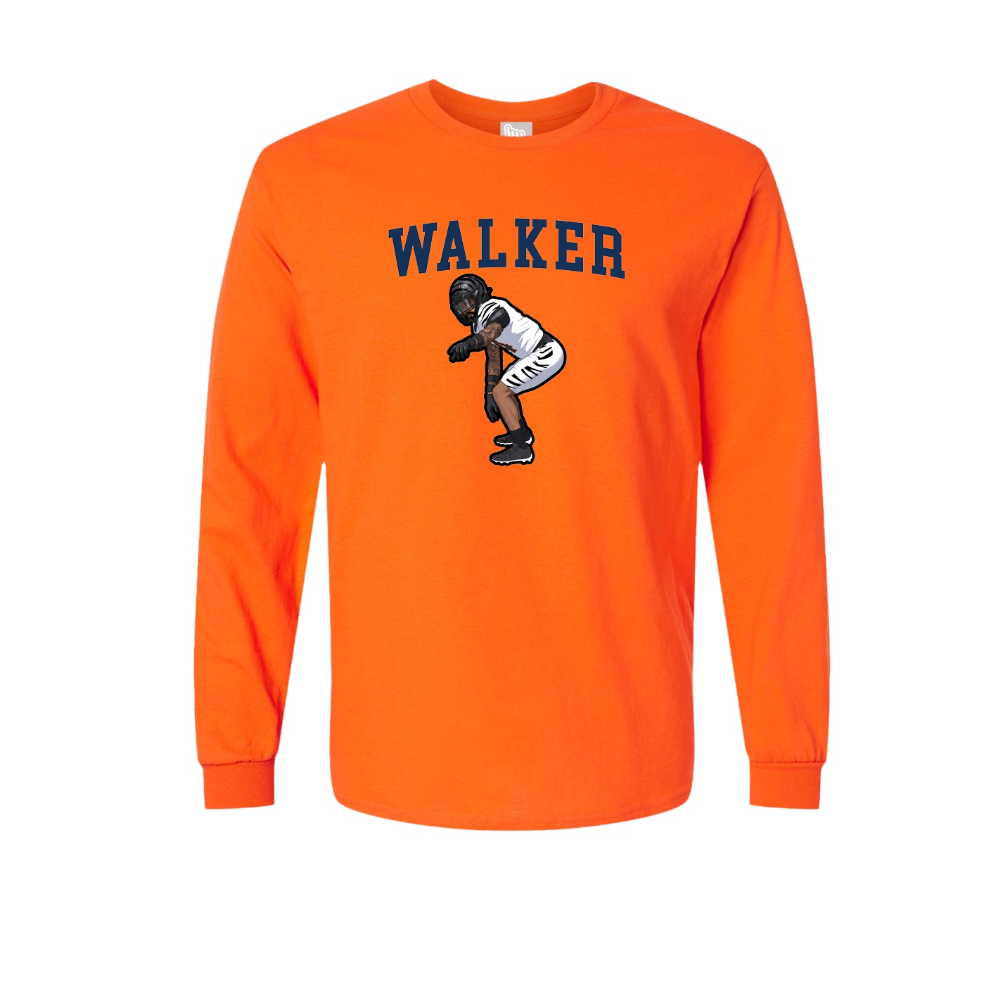 Long Sleeve Tee — Shirsey in Orange
