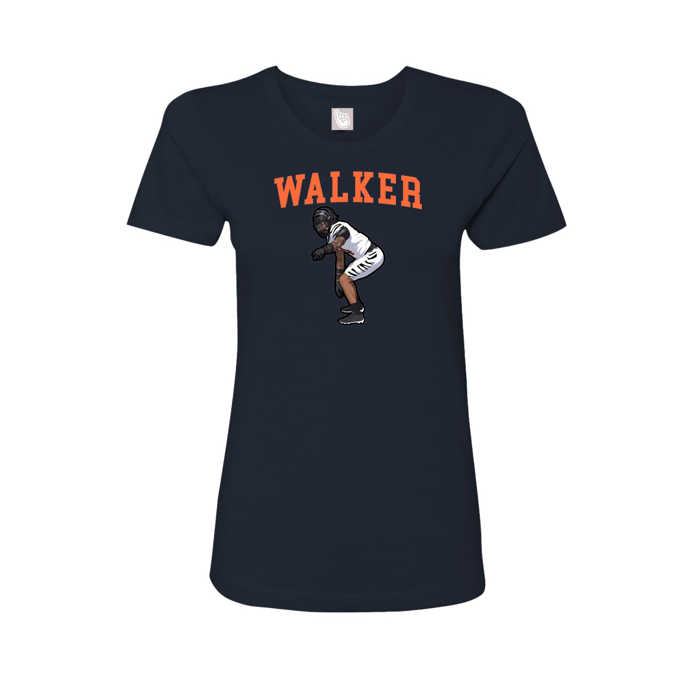 Fitted Women's Tee — Shirsey in Navy