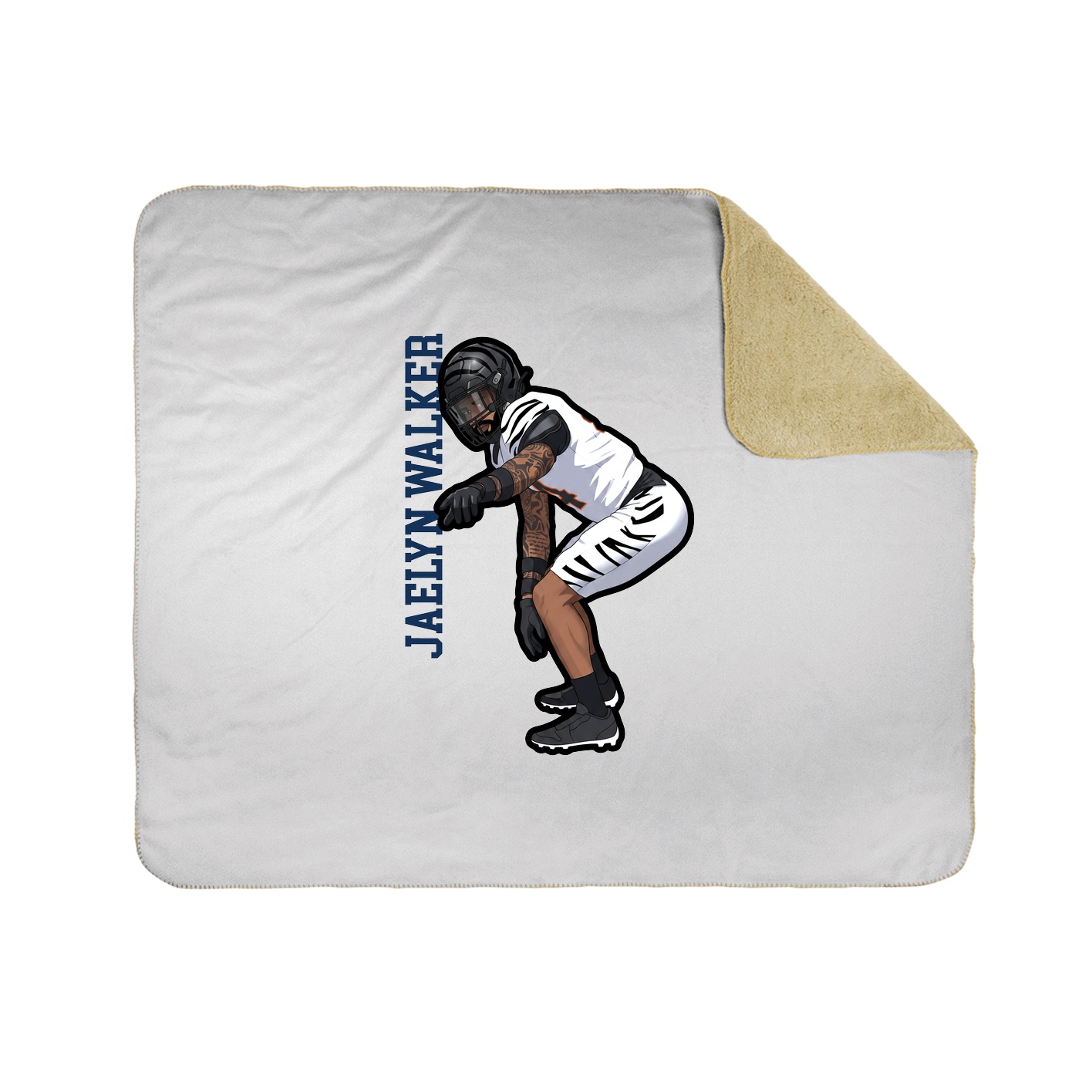 50x60 Sherpa Lined Throw Blanket