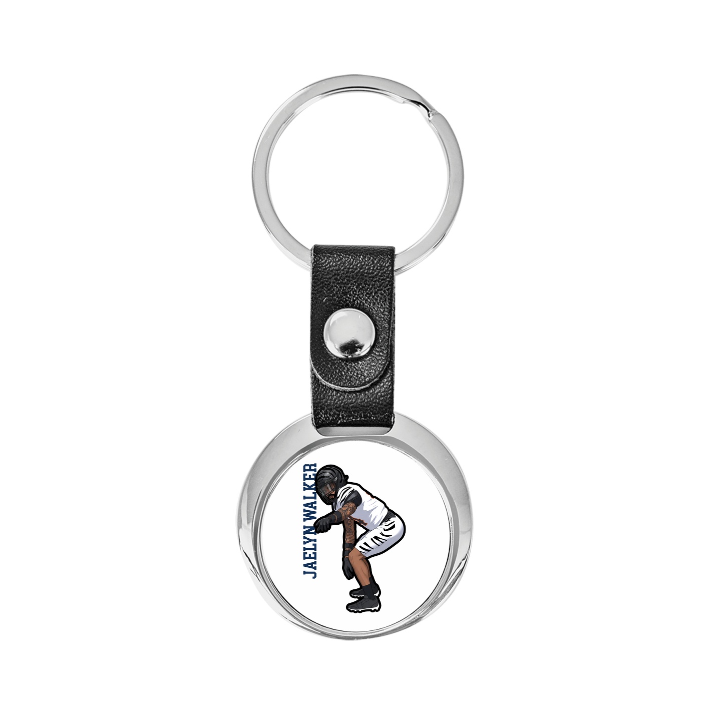Key Chain — Name Vertical in Classic