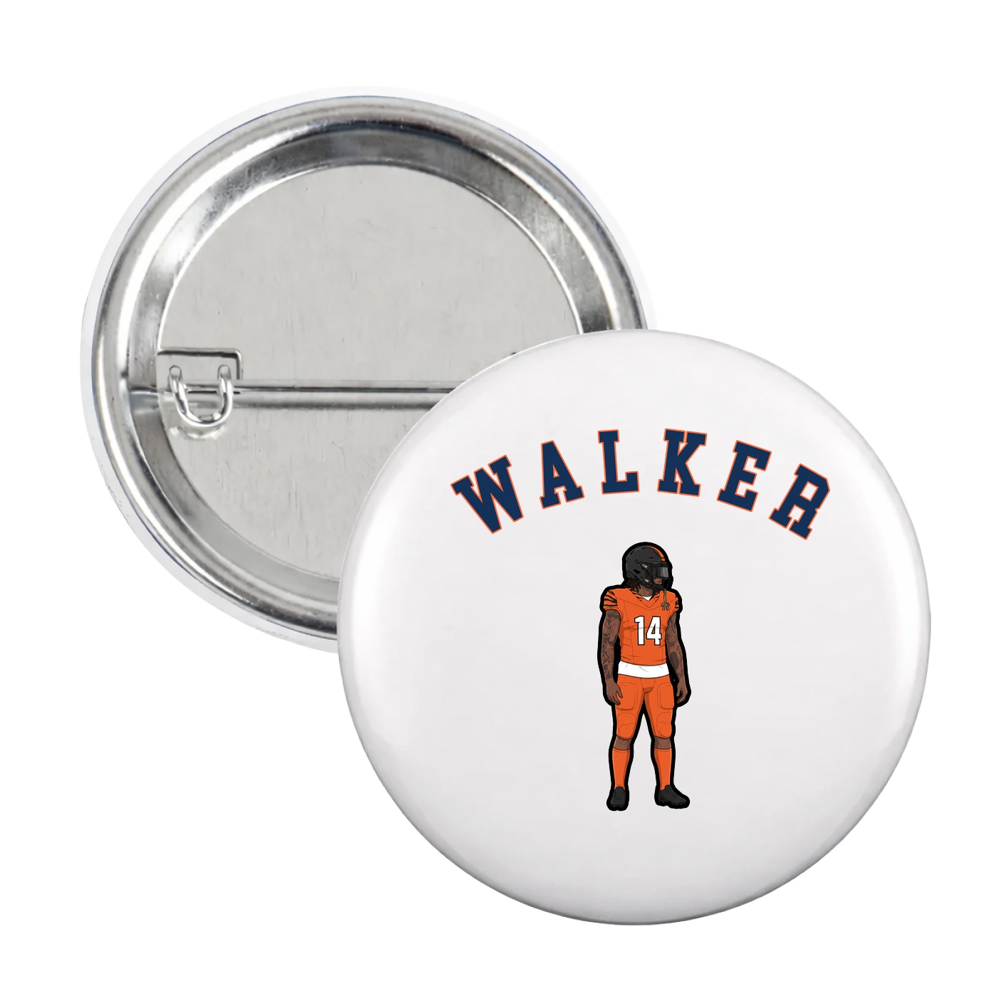Game Day Button — Shirsey Arch in White