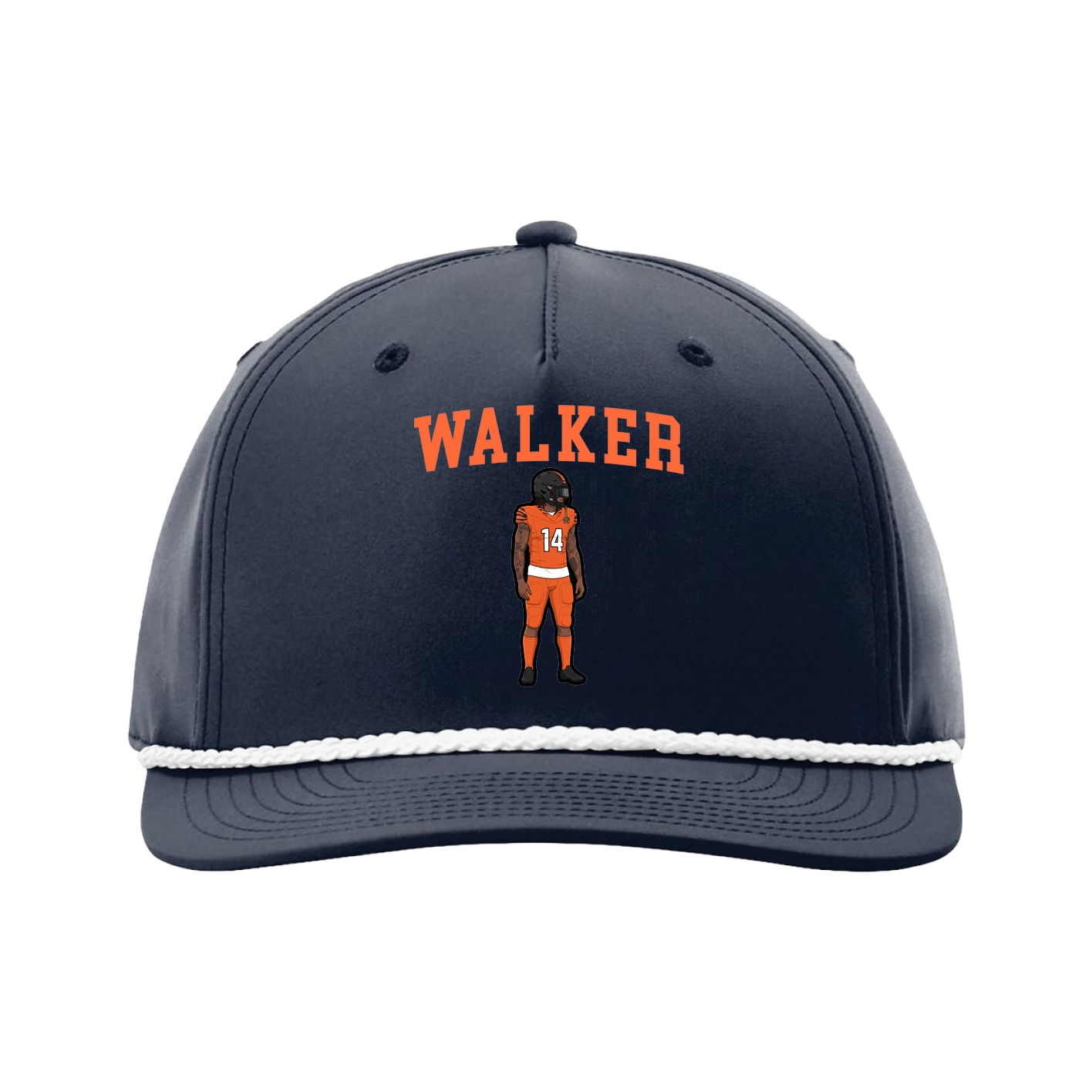 Five-Panel Classic Rope Cap — Shirsey in Navy