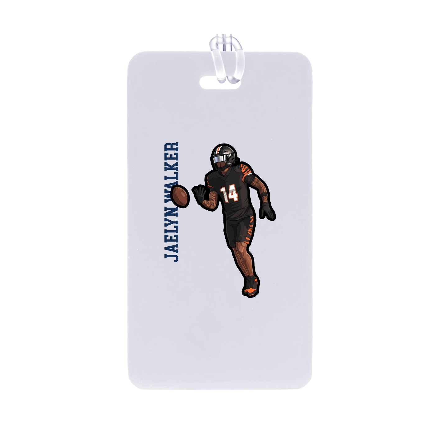 Bag Tag — Name Vertical in Classic