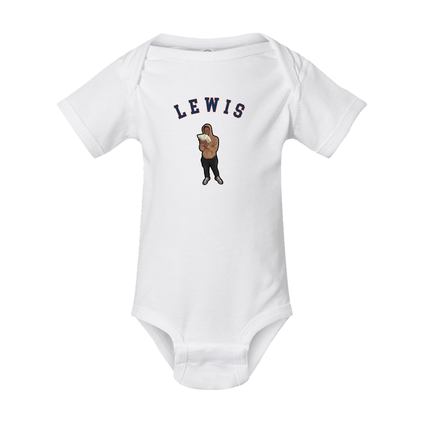 Baby Onesie — Shirsey Arch in White