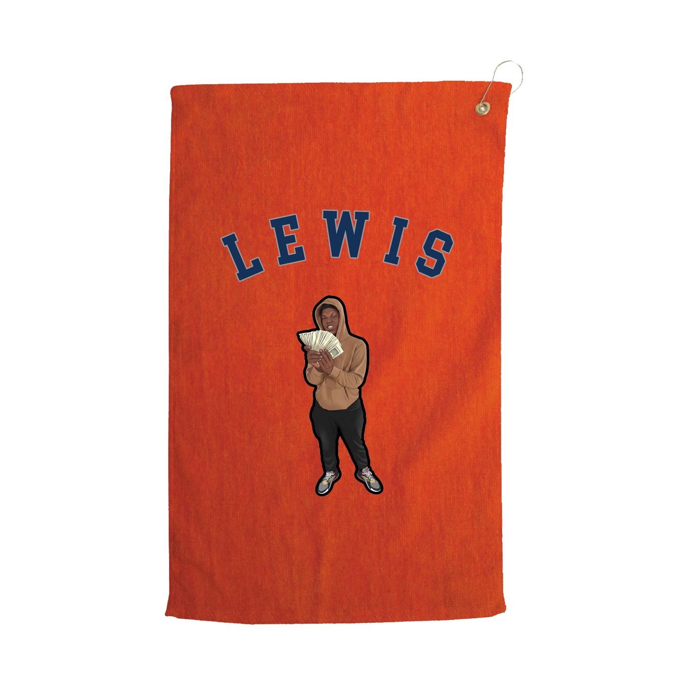 Golf Towel — Shirsey Arch in Orange